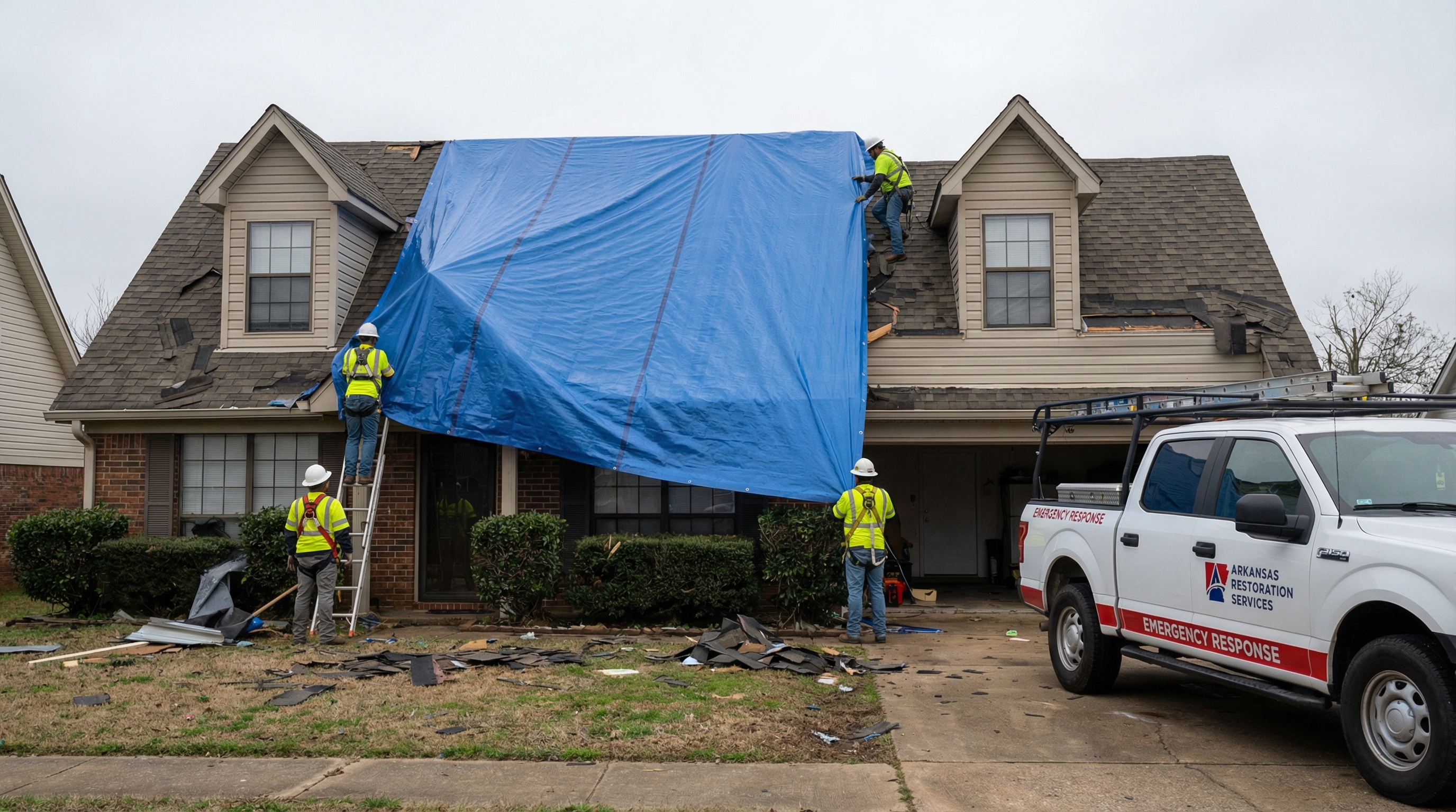 Fortress Emergency Tarping Co. team