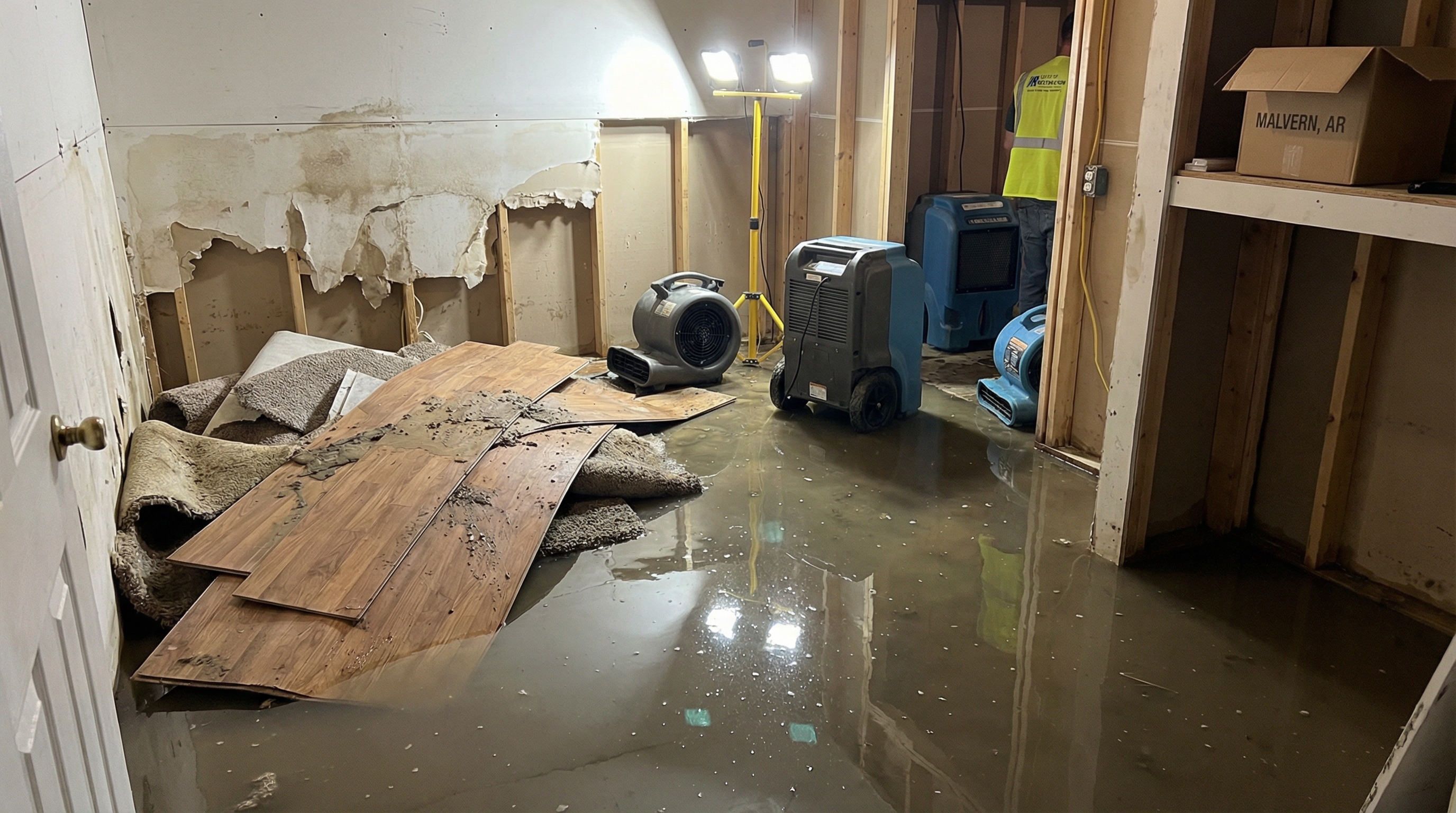 Storm roof damage repair Malvern
